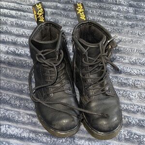 Dr. Martens Black Kids Boots